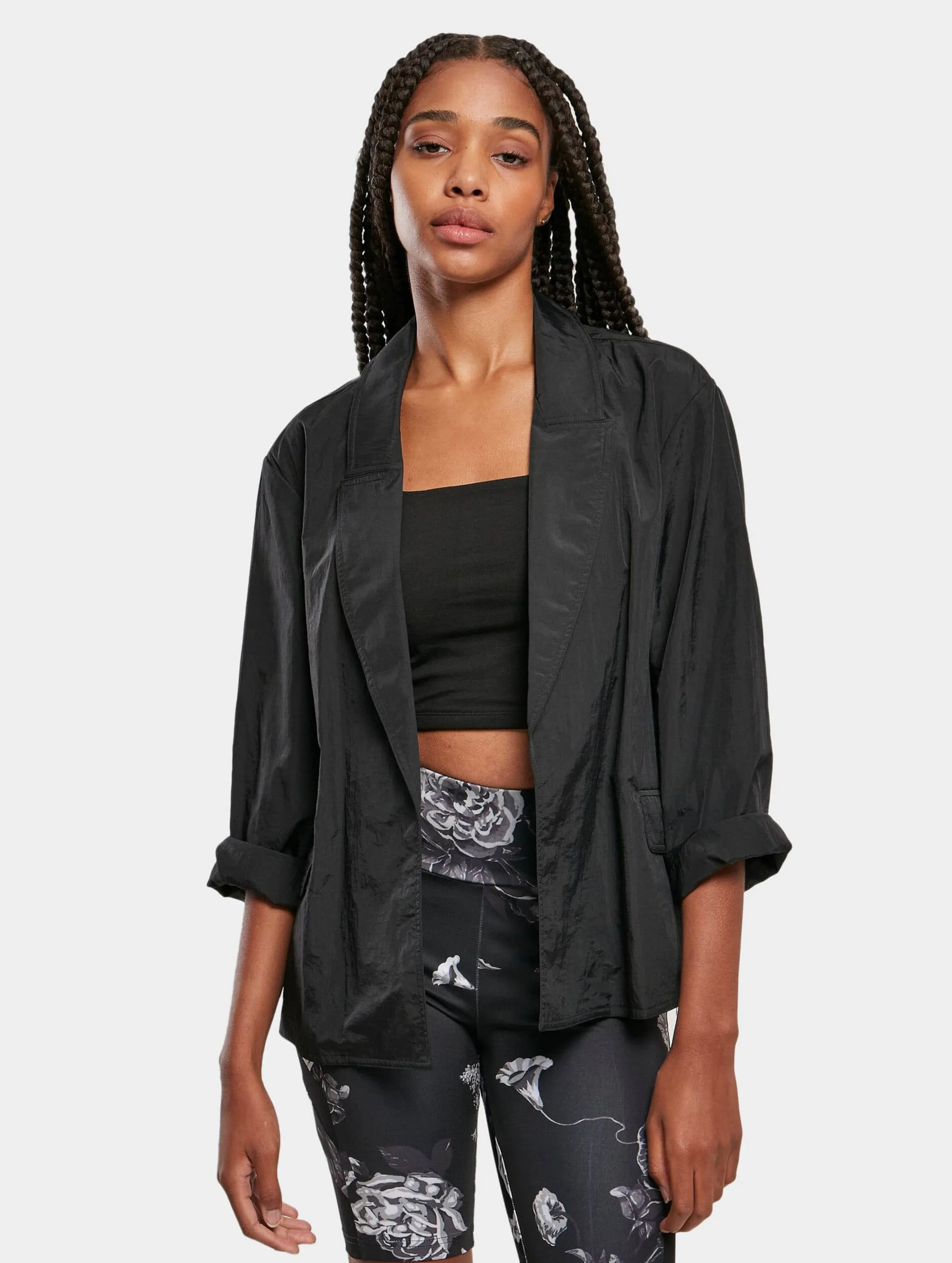 Urban Classics Ladies Oversized Crinkle Nylon